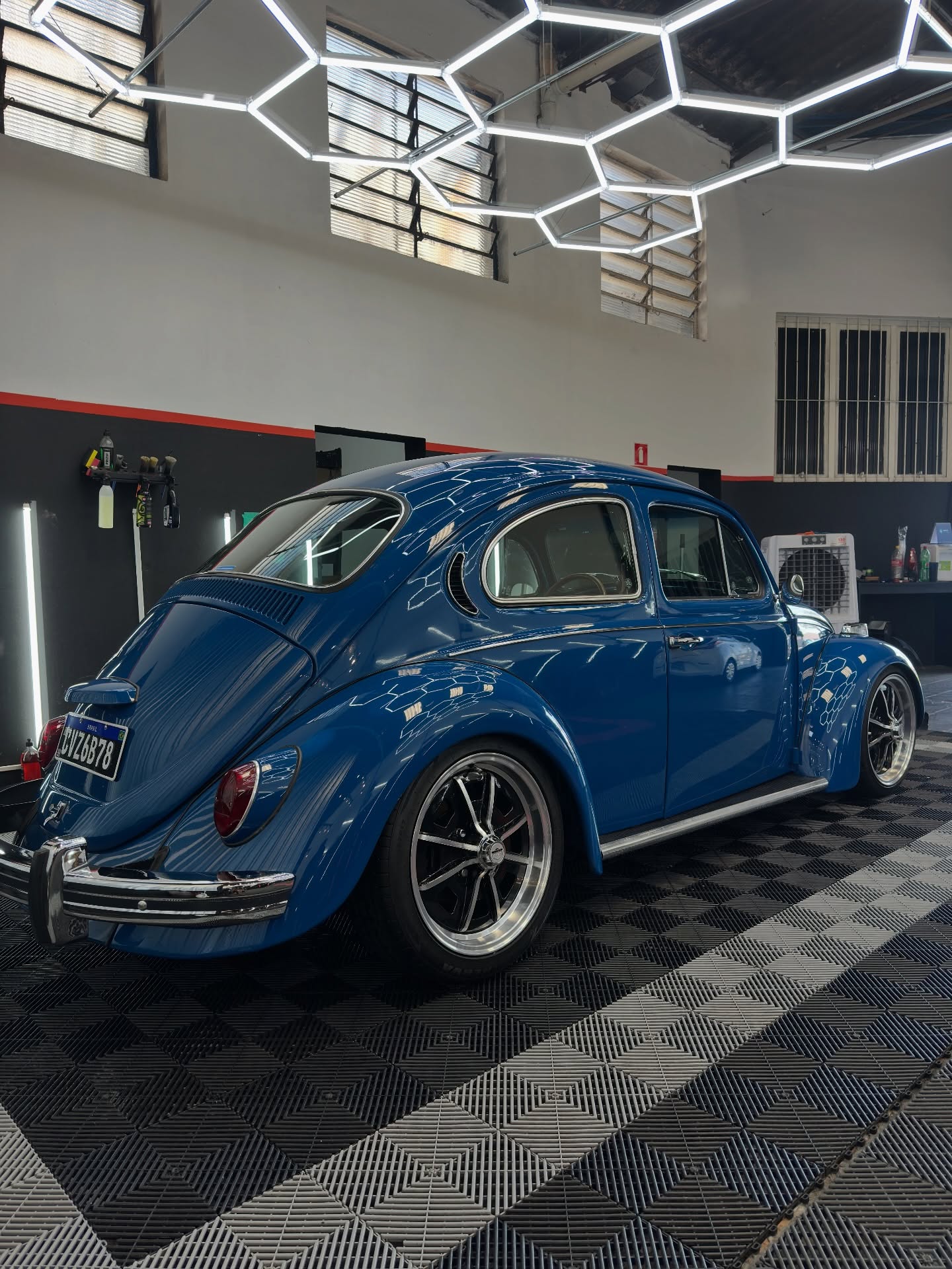 Fusca â€“ Polimento de FarÃ³is